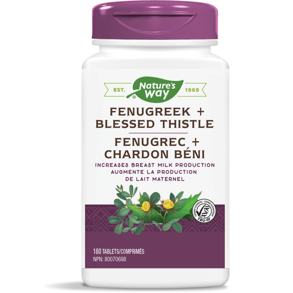 Nature's Way Fenugreek + Blessed Thistle 180s