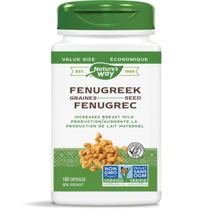 Nature's Way Fenugreek Seed 180s (VALUE SIZE)