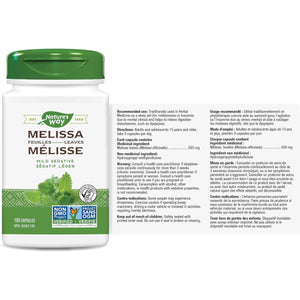 Nature's Way Melissa Lemon Balm 100s