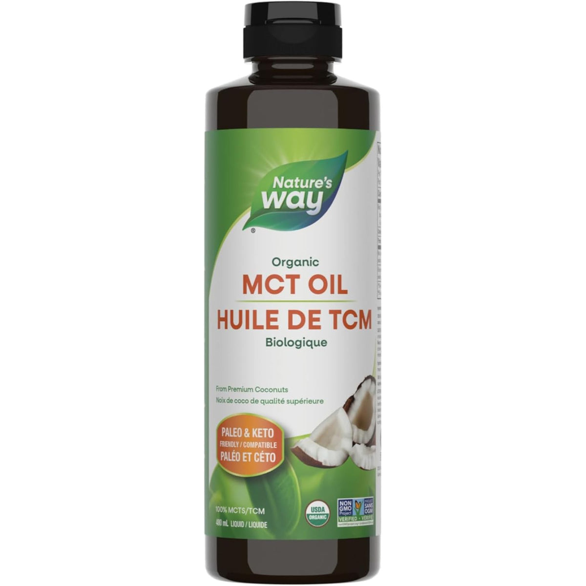 Nature's Way 100% Organic MCT Oil From Coconut 480mL
