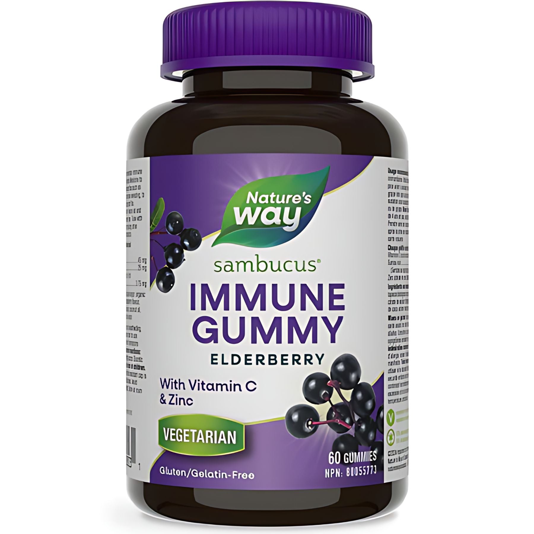 Nature's Way Sambucus Immune Support, Original Gummies 60s