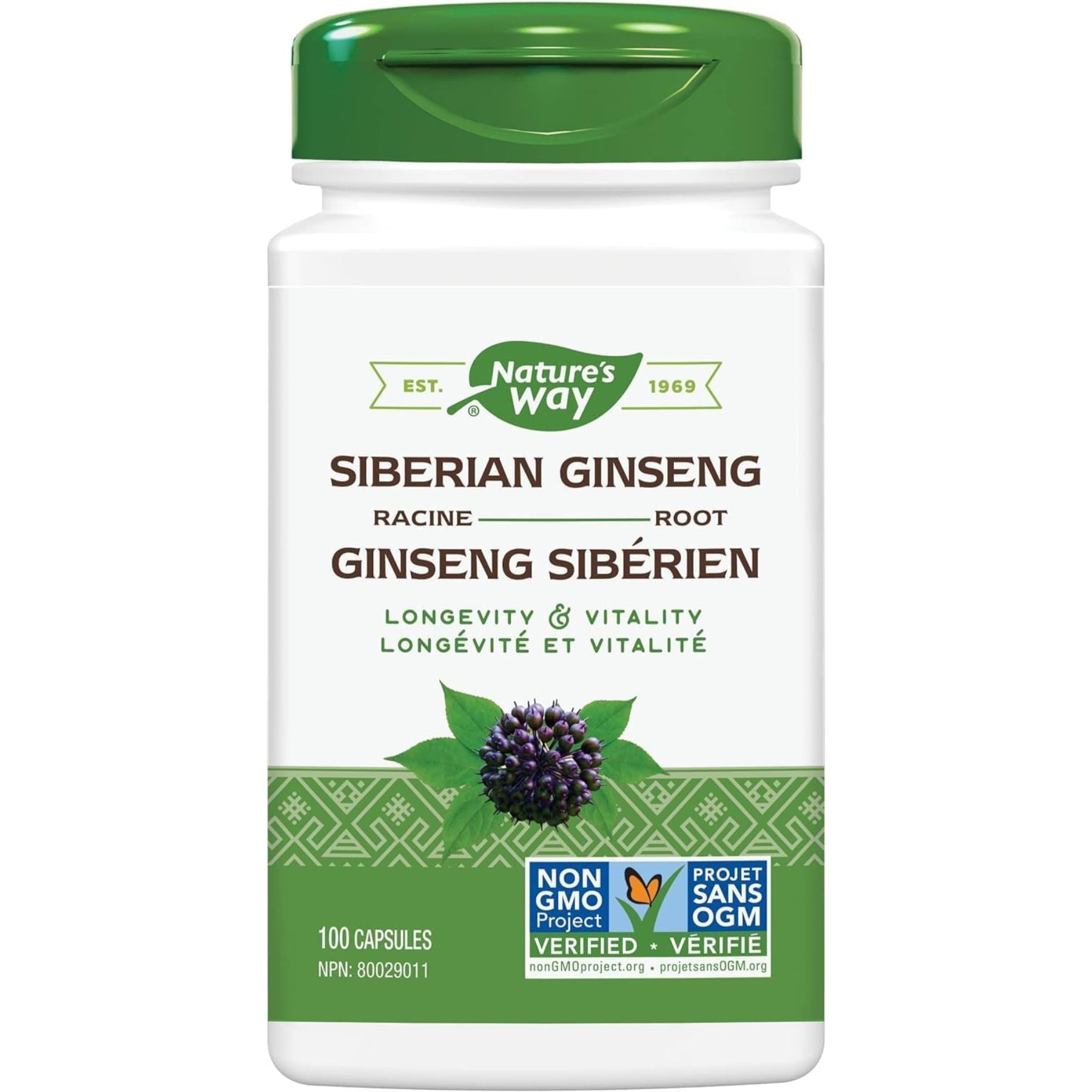 Nature's Way Siberian Ginseng Root  100s