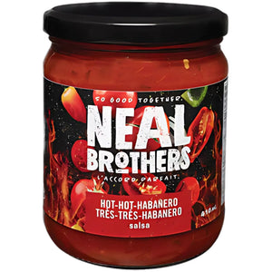 Neal Brothers Natural Hot-Hot-Habanero Salsa 410ml