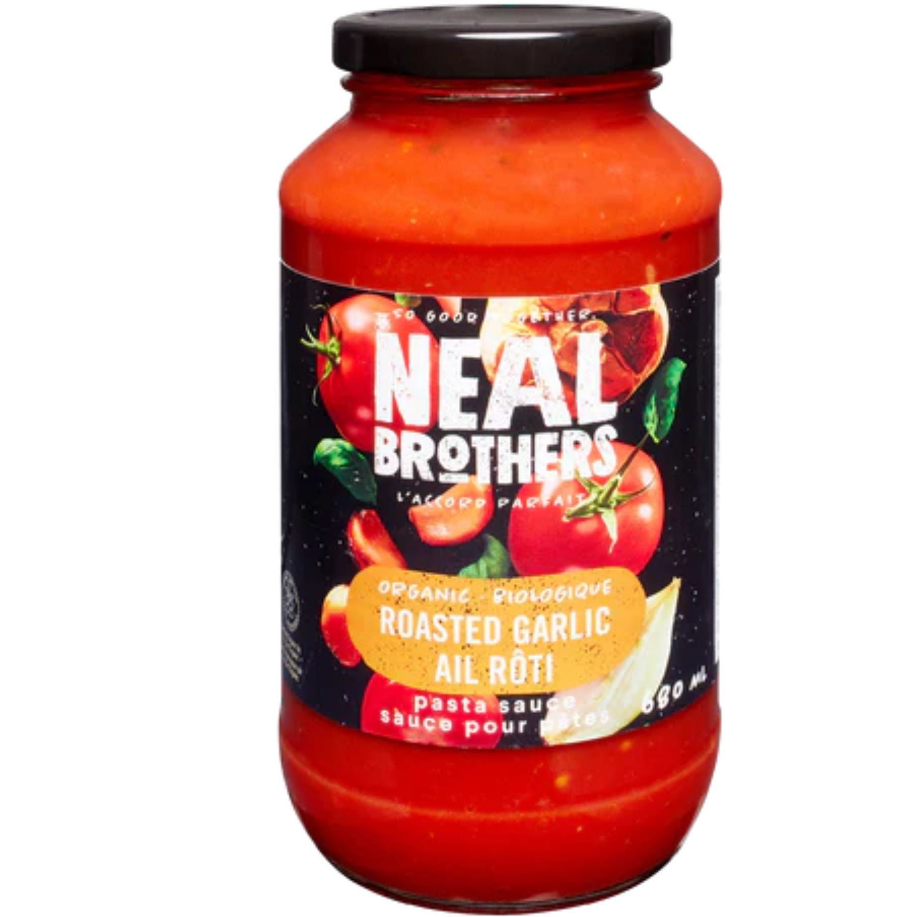 Neal Brothers Organic Roasted Garlic Pasta Sauce 680ml