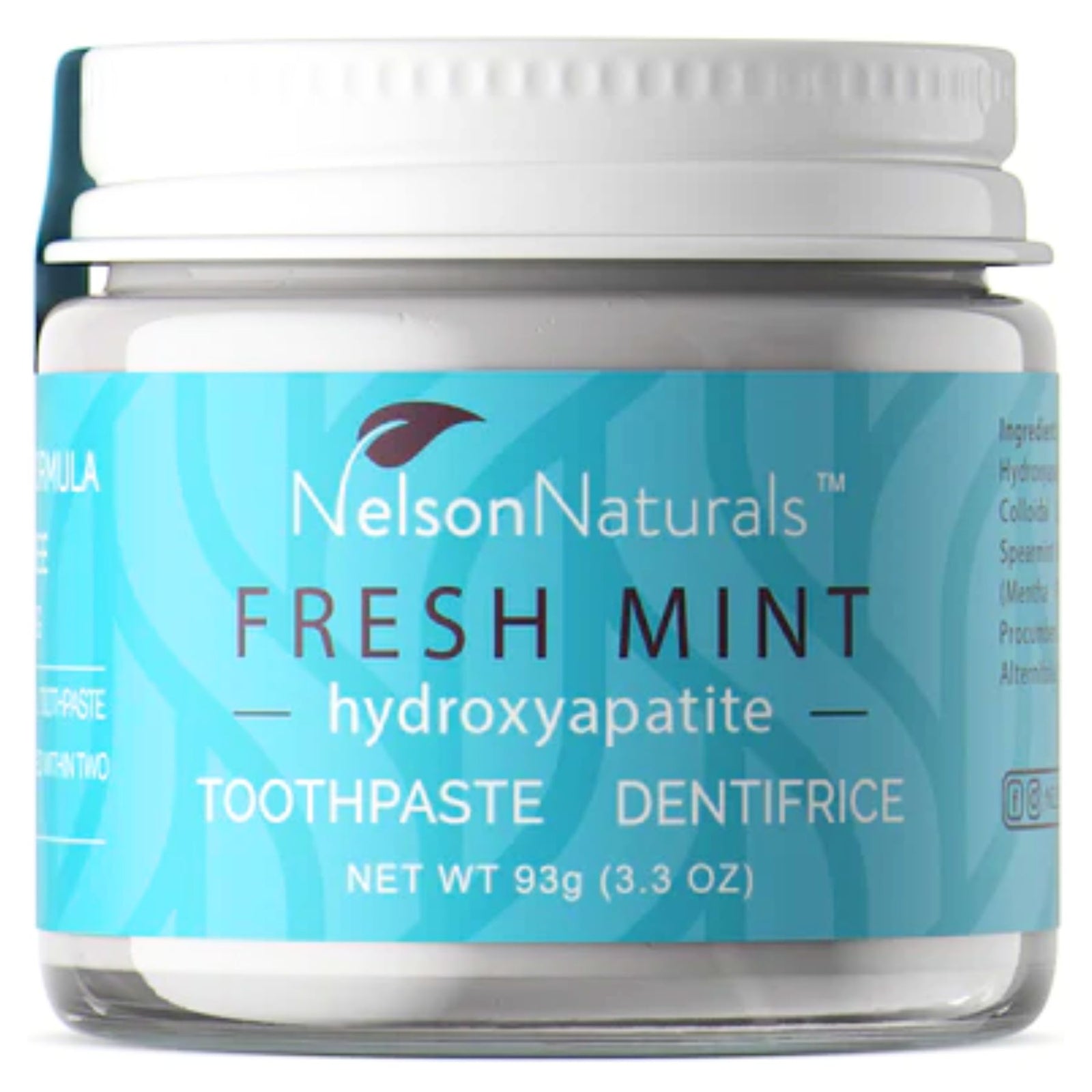 Nelson Naturals Fresh Mint Toothpaste with Hydroxyapatite 93g