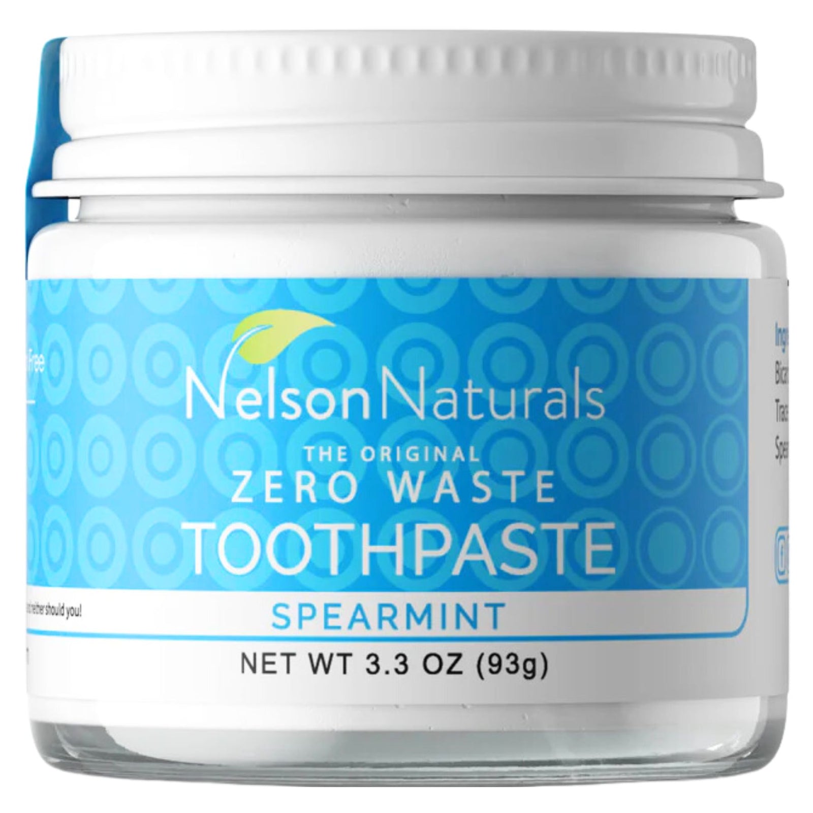 Nelson Naturals Spearmint Toothpaste 93g