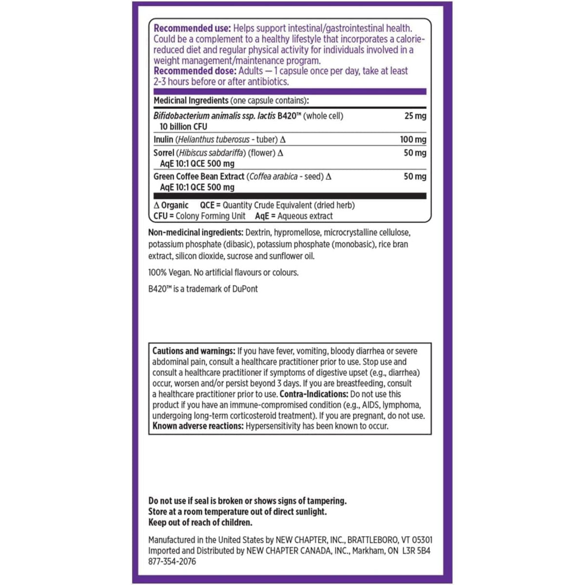 New Chapter Lean Probiotic 30s