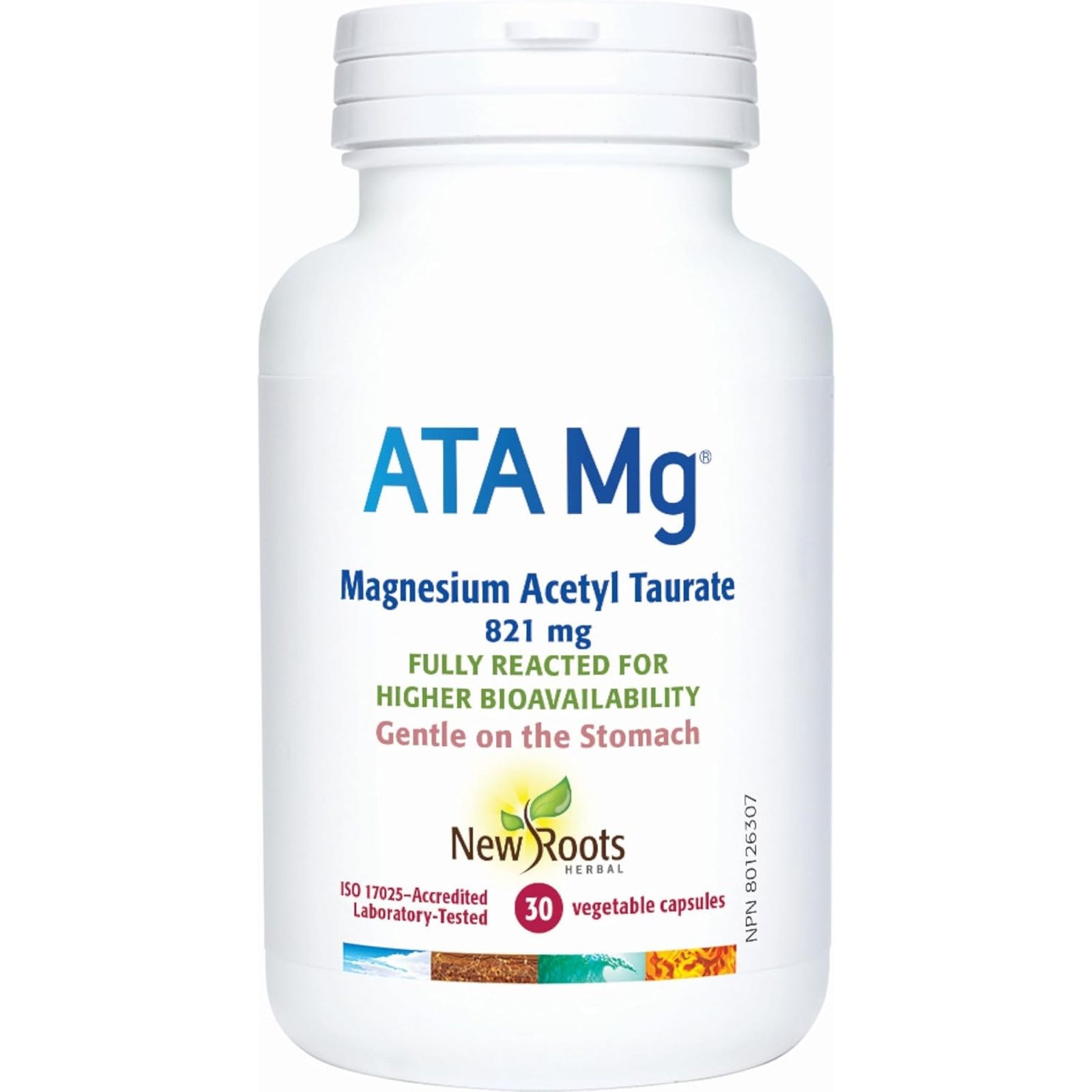 New Roots ATA Mg Magnesium Acetyl Taurate 30s