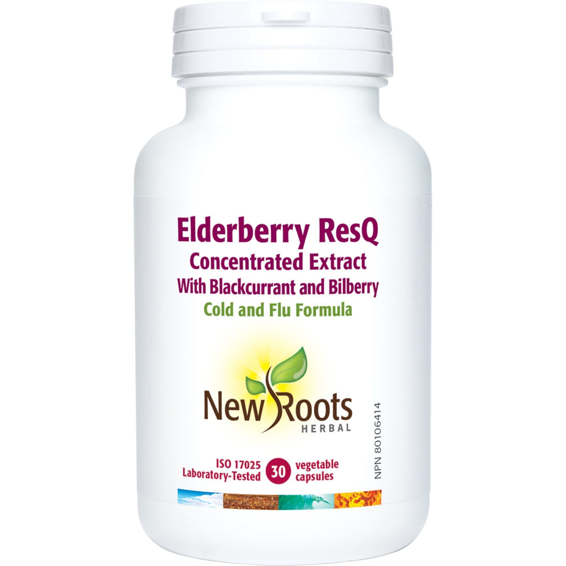 New Roots Elderberry ResQ 30s