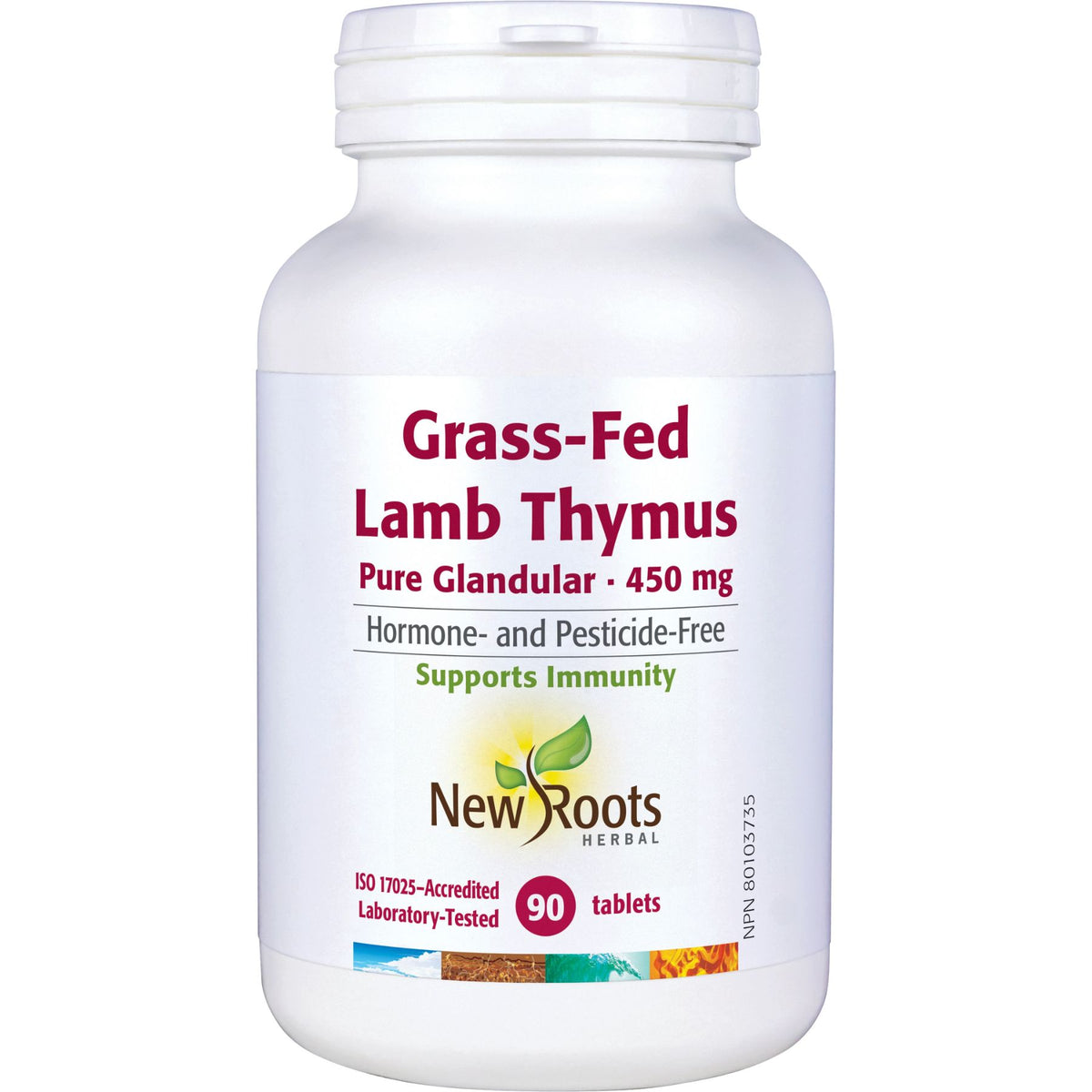 New Roots Grass-Fed Lamb Thymus Tablets 90s