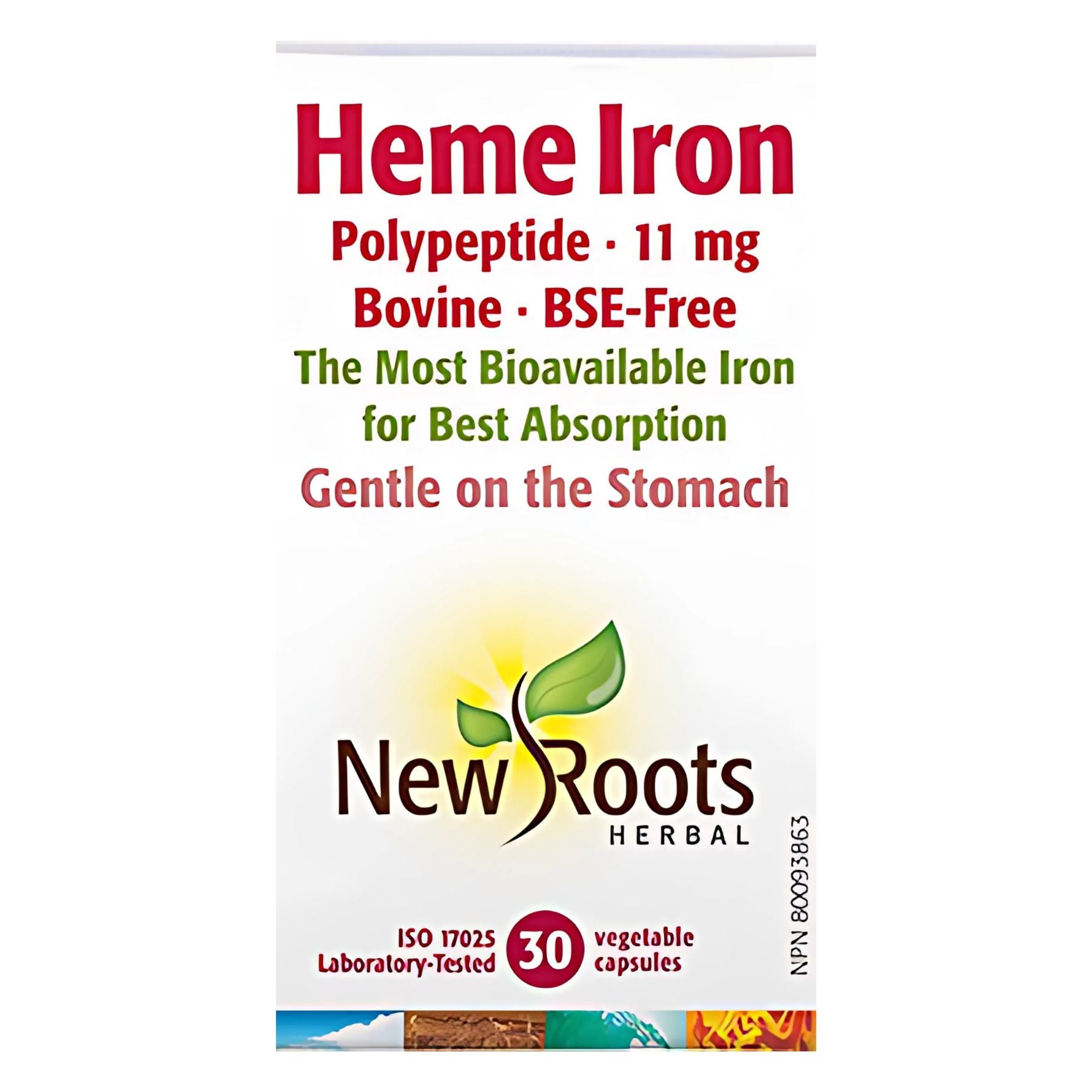 New Roots Heme Iron (Bovine) 30s