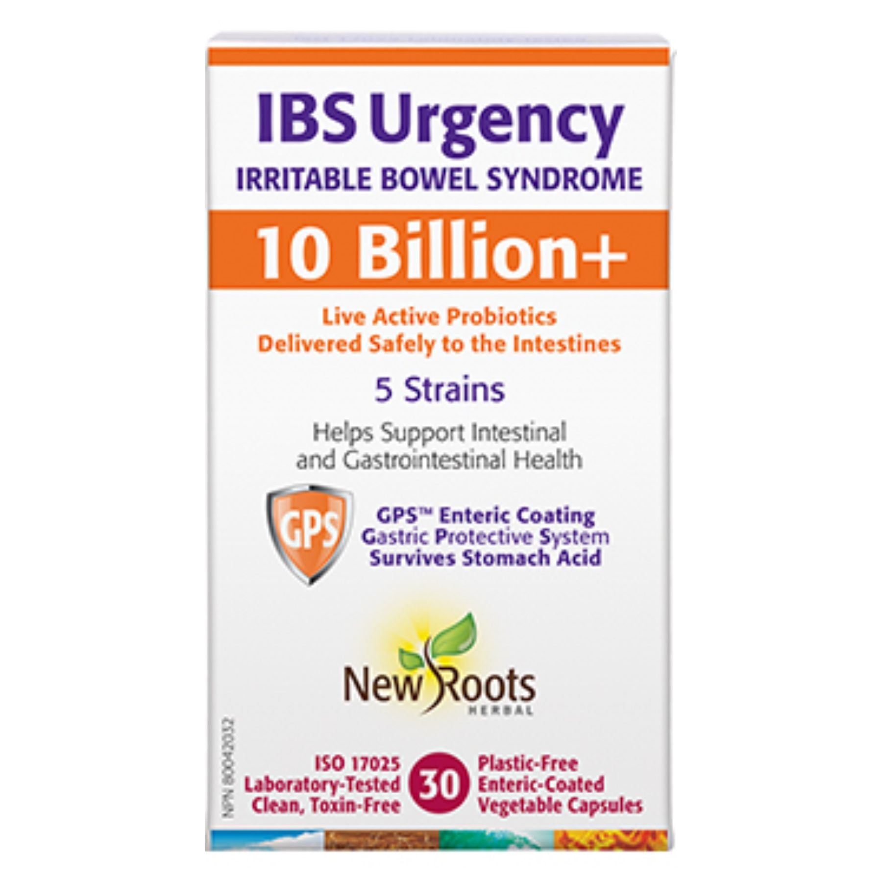 New Roots IBS Urgency 10 Billion+ Probiotics 30s