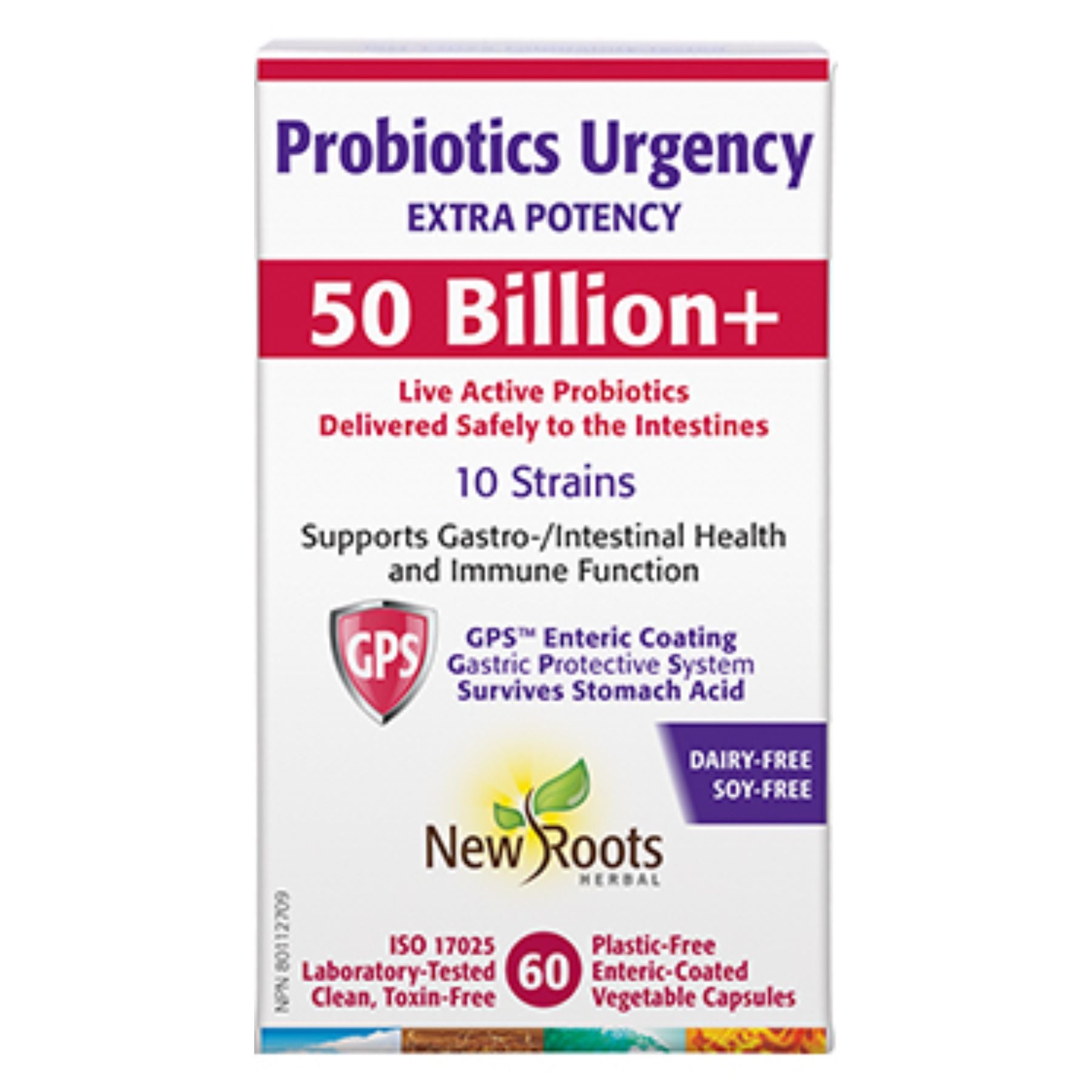 New Roots Probiotic Urgency 50 Billion+ 60s