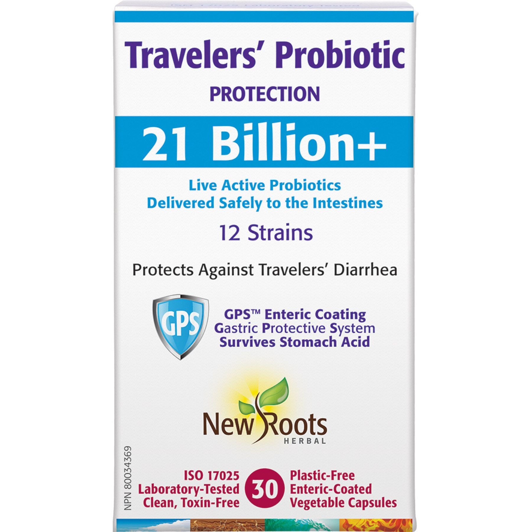 New Roots Traveler's Probiotic 30s