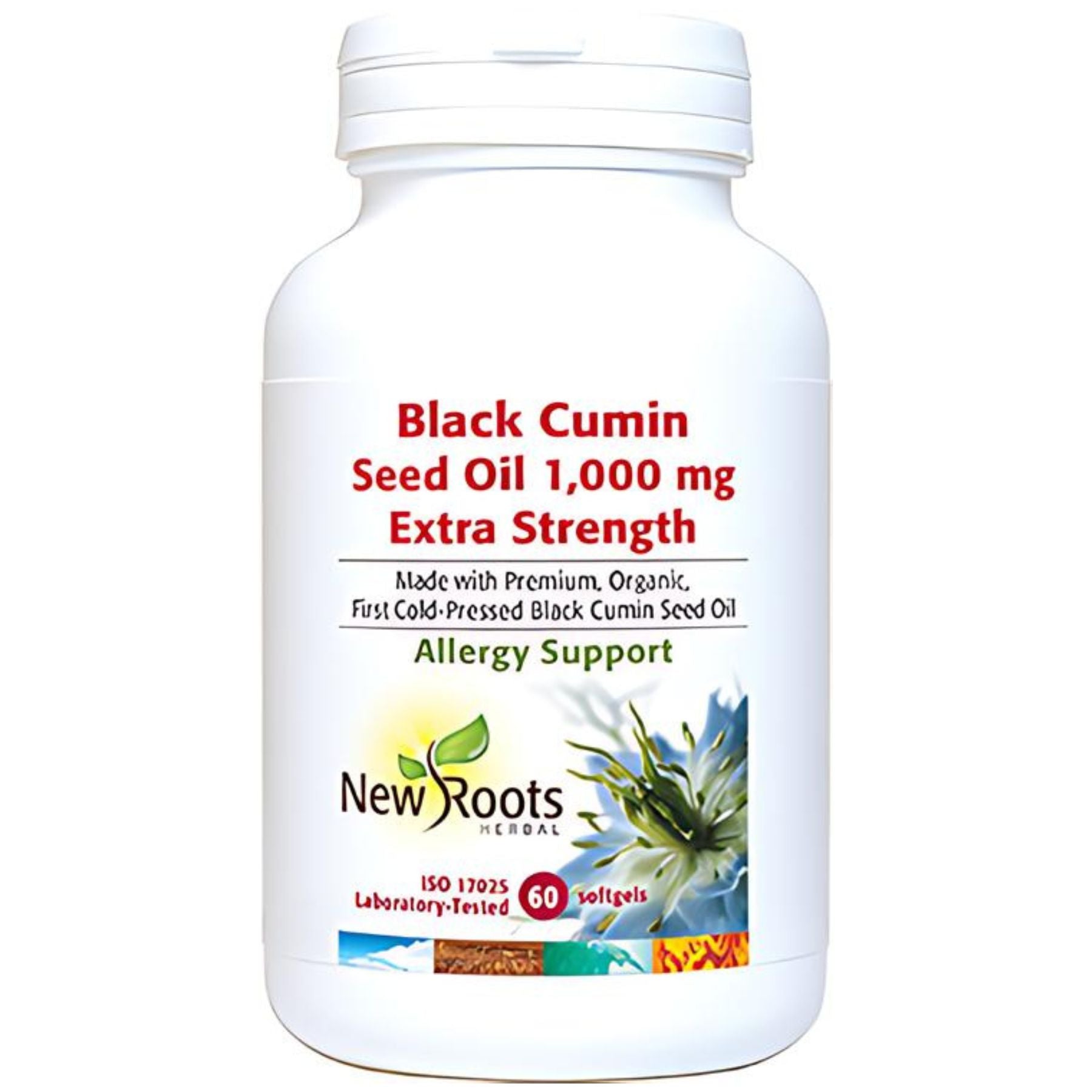 New Roots Black Cumin Seed Oil Extra Strength 60s