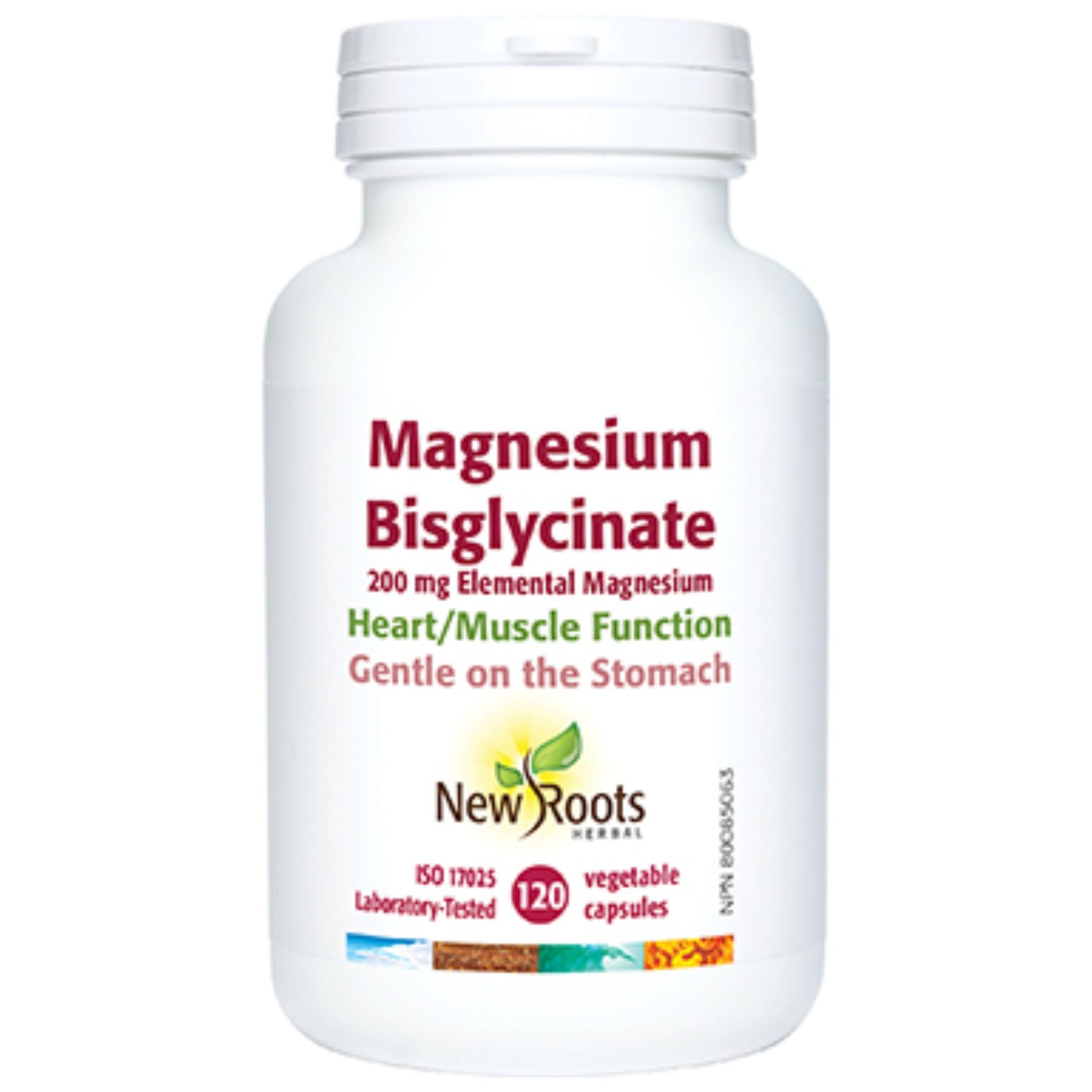 New Roots Magnesium Bisglycinate 200mg 120s