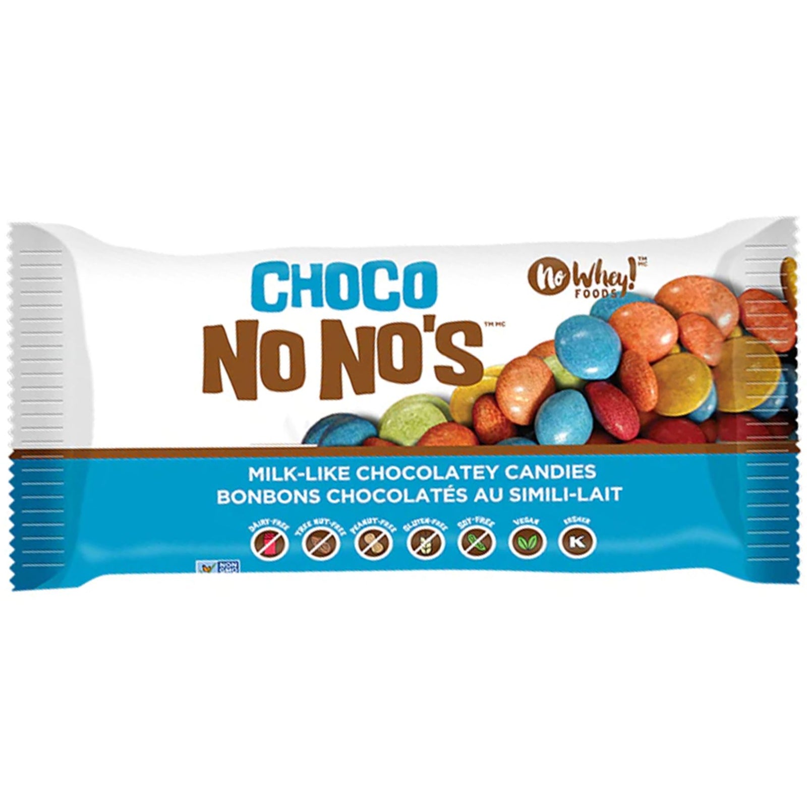 No Whey Foods Choco No No's Vegan Chocolate Candies 46g