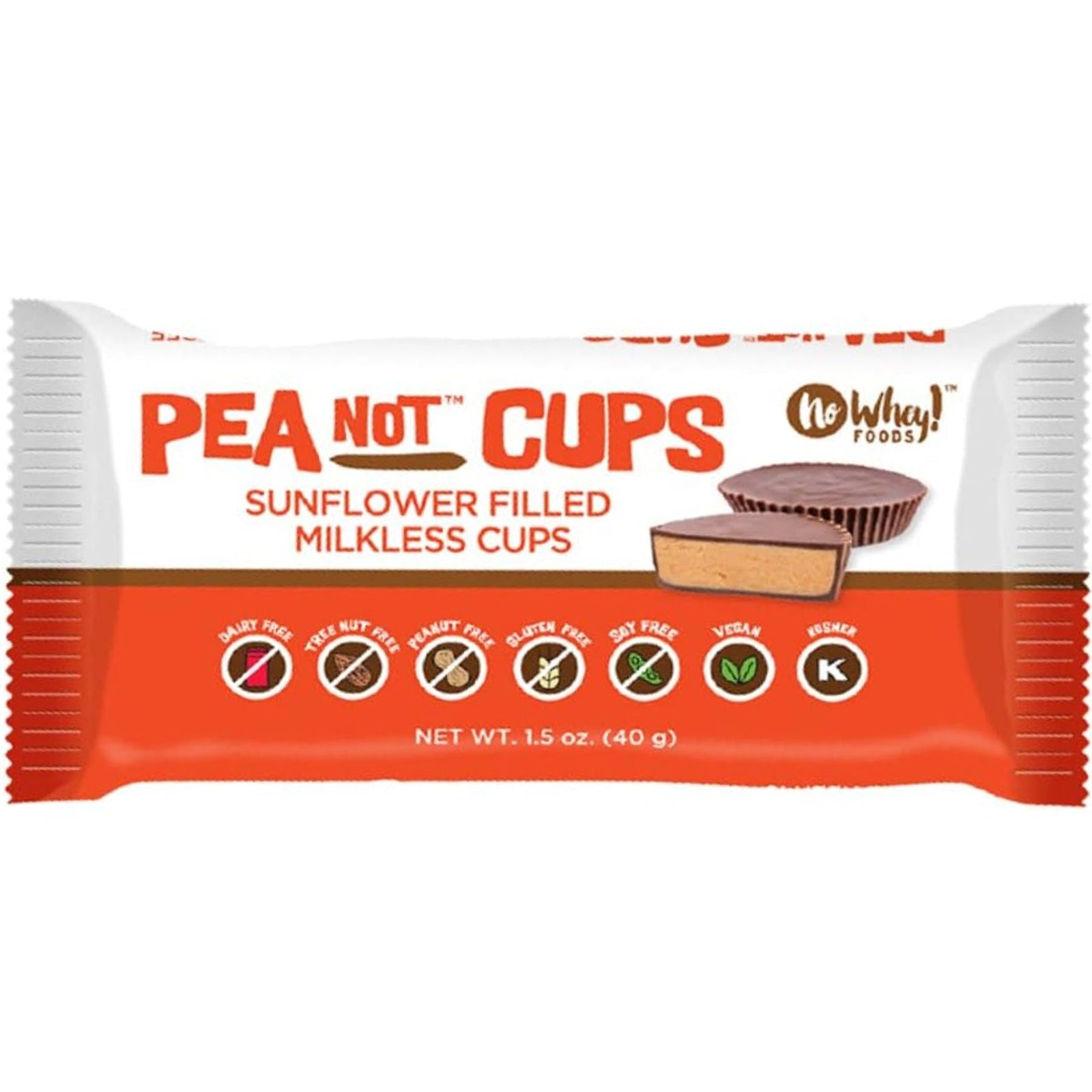 No Whey Foods PeaNOT Cups 42g