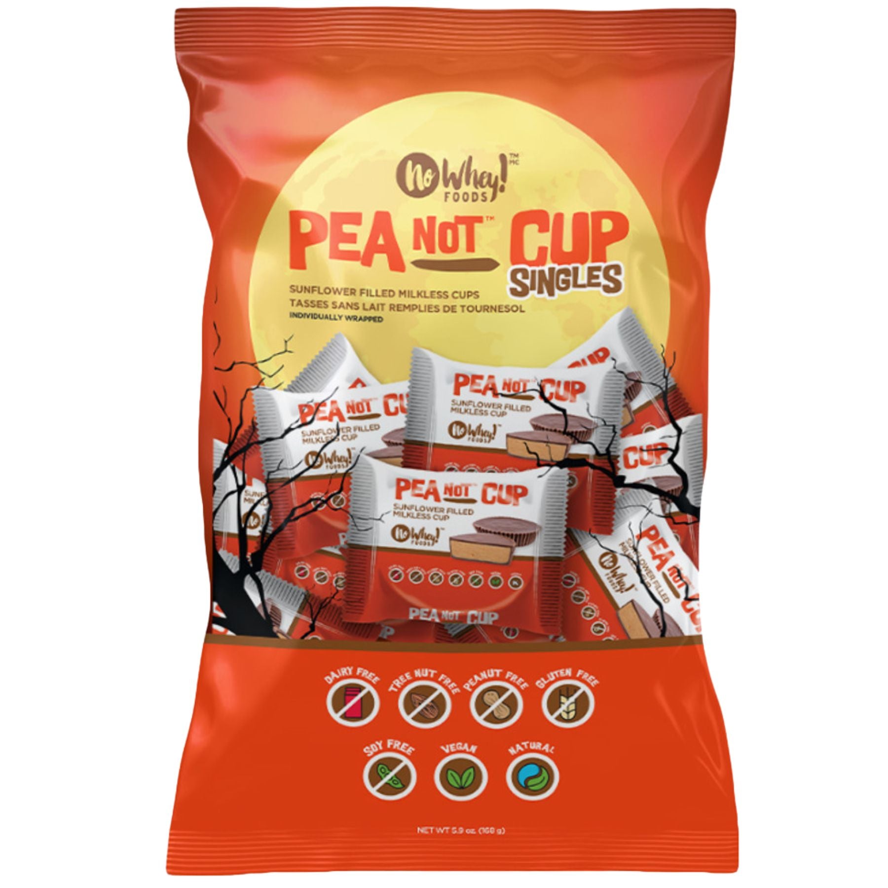 No Whey PeaNot Cups Vegan Halloween Peanut Cups