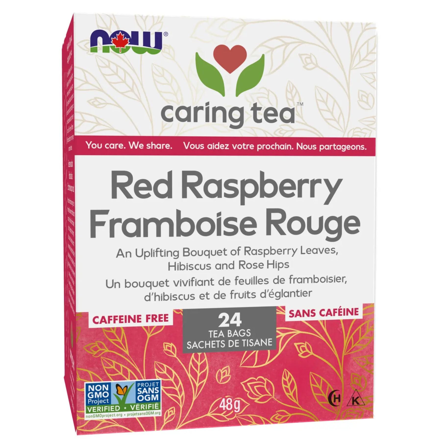 NOW Red Raspberry Tea 24ct