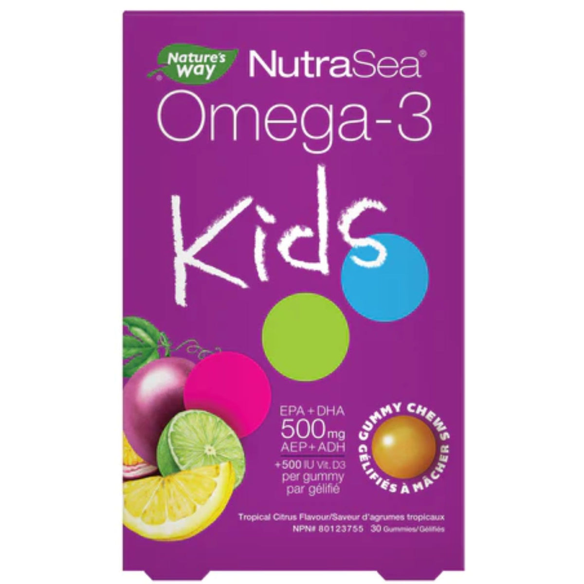 NutraSea Omega-3 Kids Gummy Chews 30s