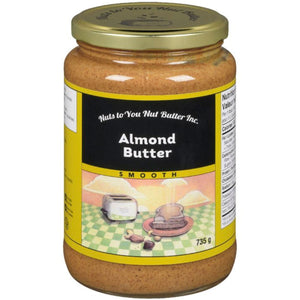 Nuts to You Almond Butter Smooth 735g