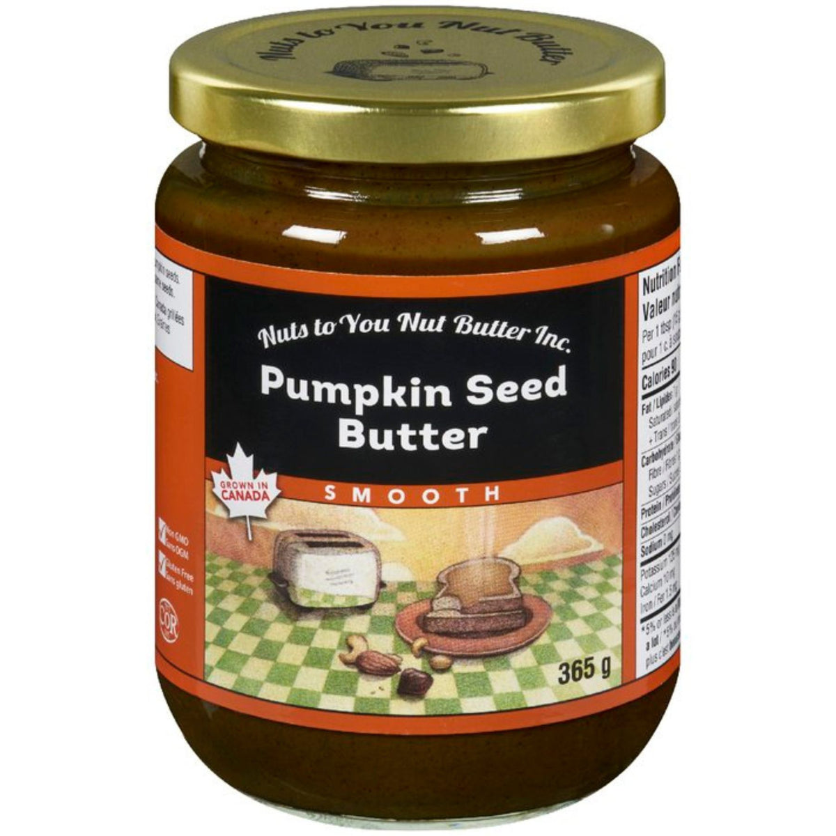 Nuts To You Pumpkin Seed Butter Smooth 365g