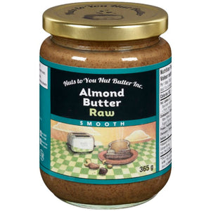 Nuts to You Almond Butter Raw Smooth 365g