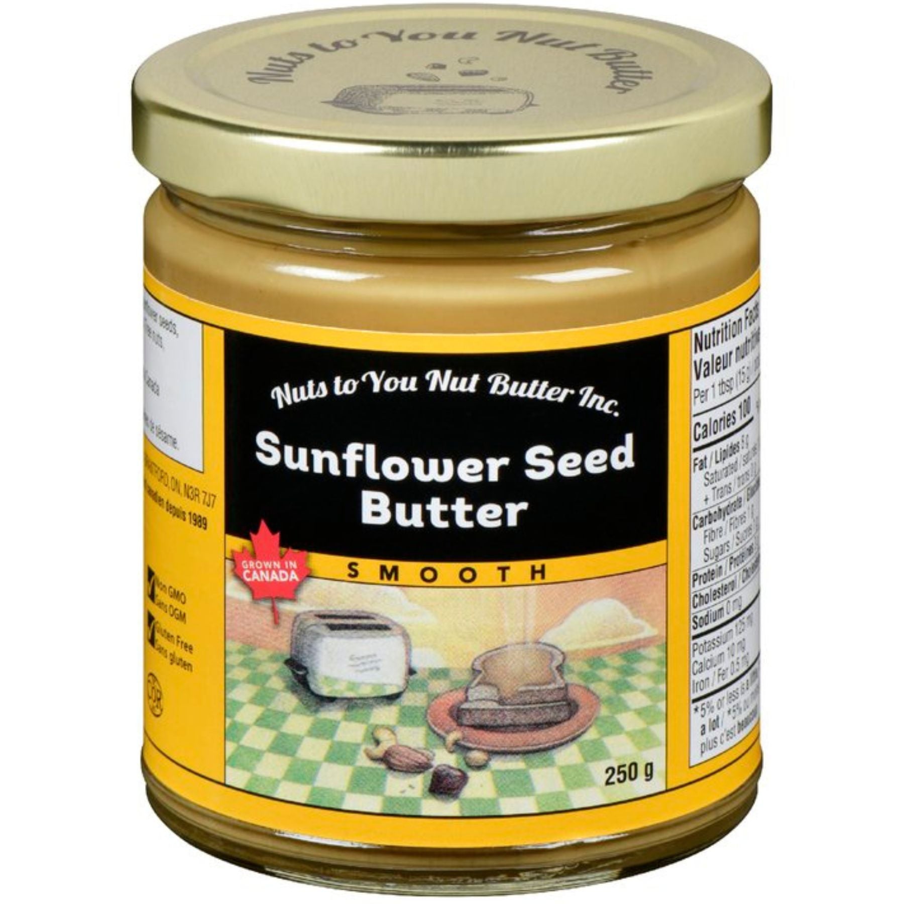 Nuts to You Sunflower Seed Butter Smooth 250g