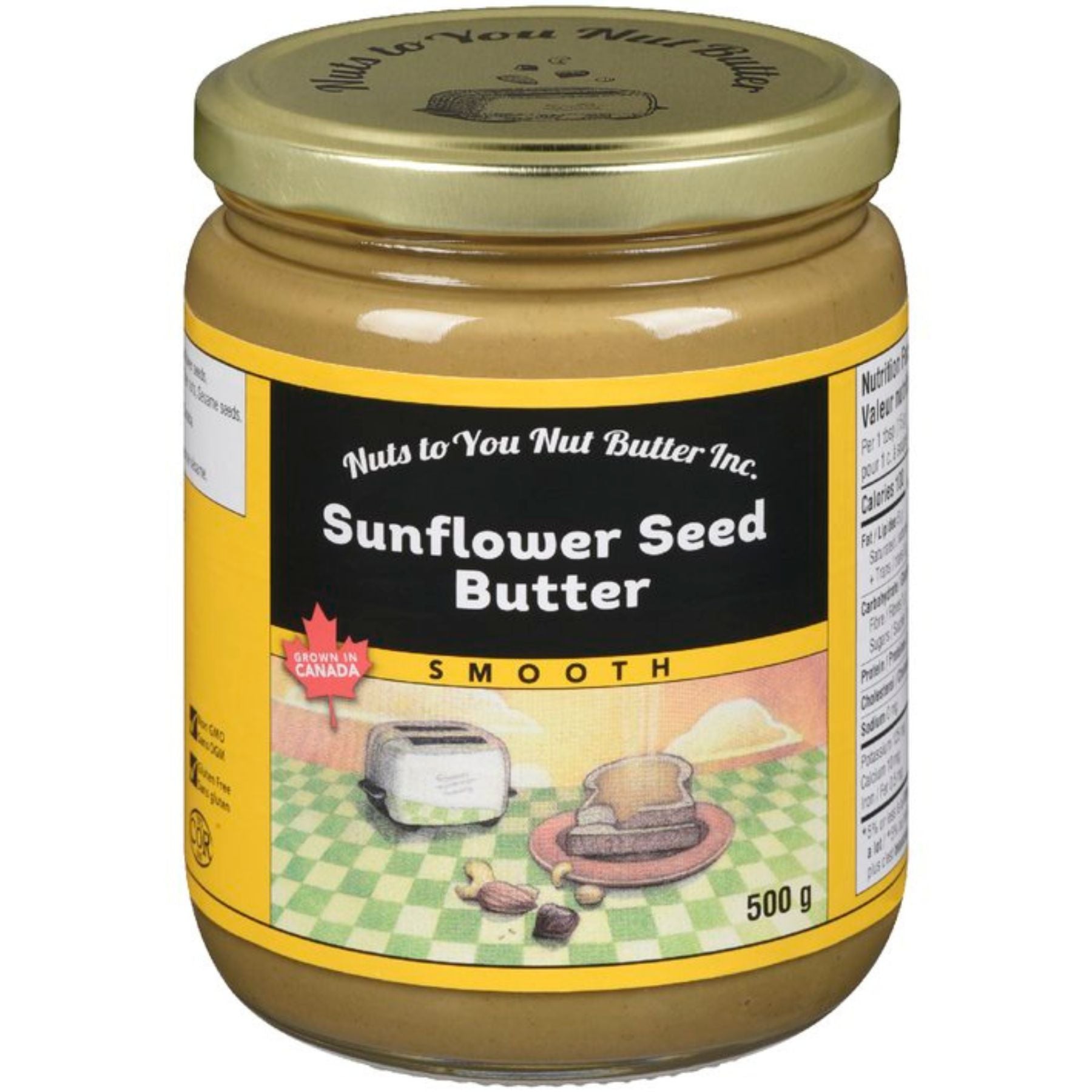 Nuts to You Sunflower Seed Butter Smooth 500g