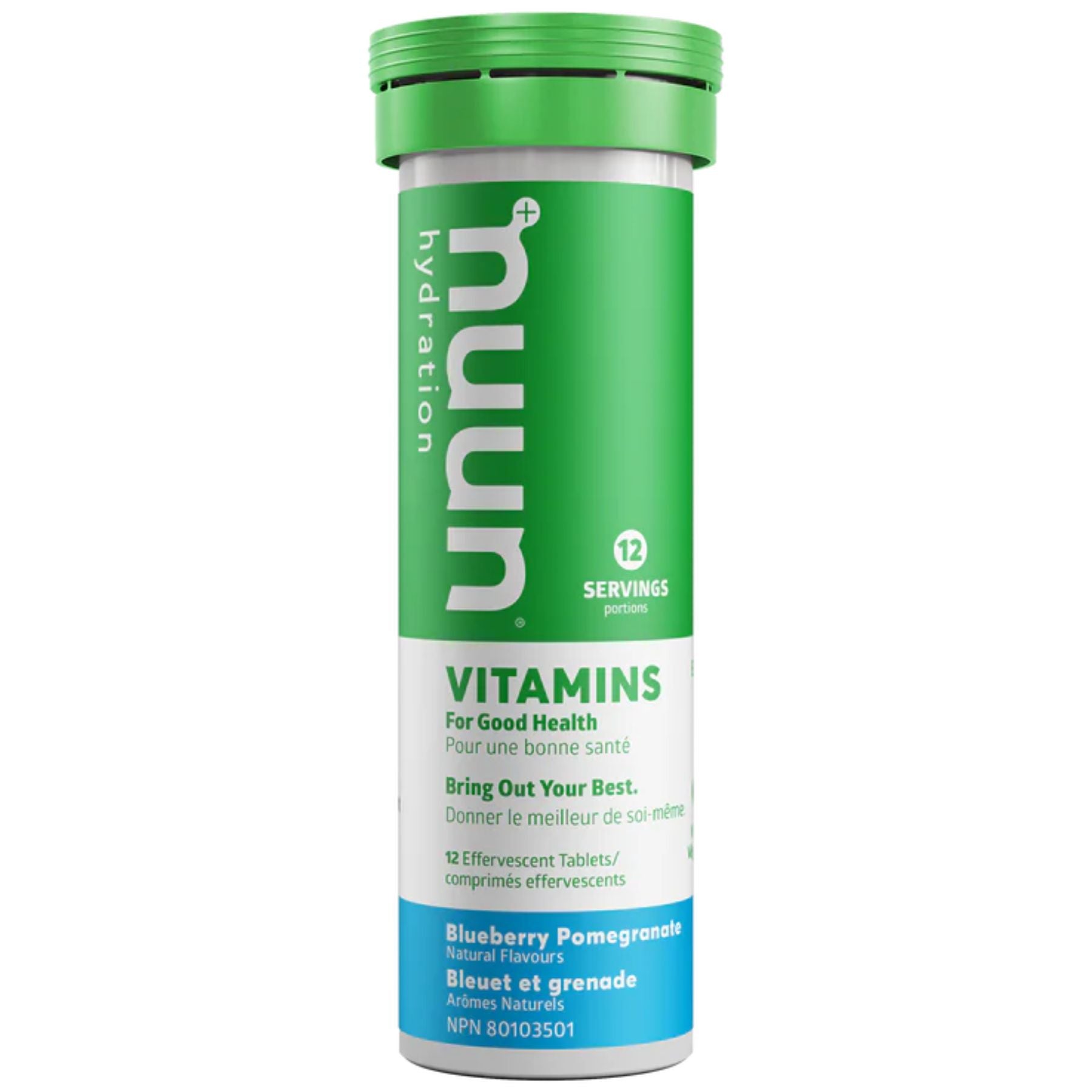 Nuun Hydration Vitamins - Blueberry Pomegranate 12s