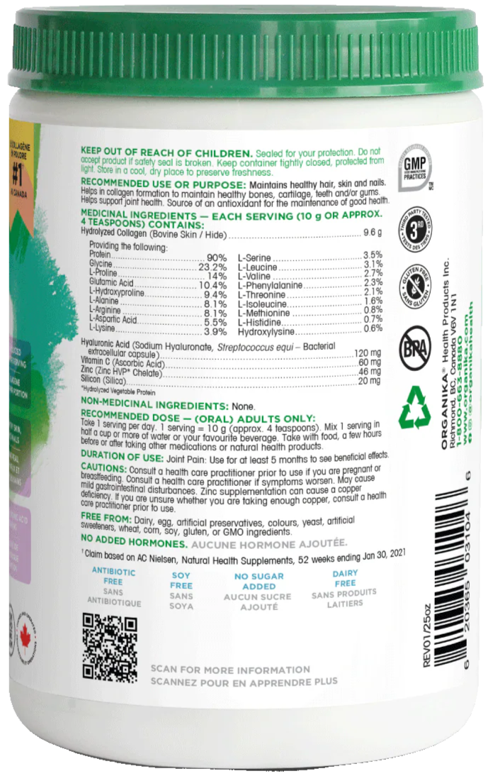 Organika Enhanced Collagen Pure Beauty 200g