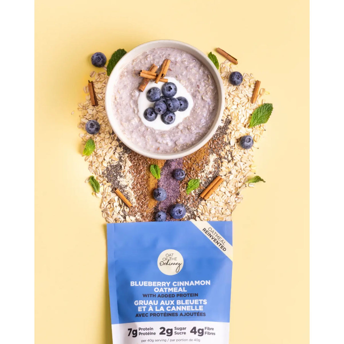 Oat of the Ordinary Blueberry Cinnamon Protein Oatmeal 360g