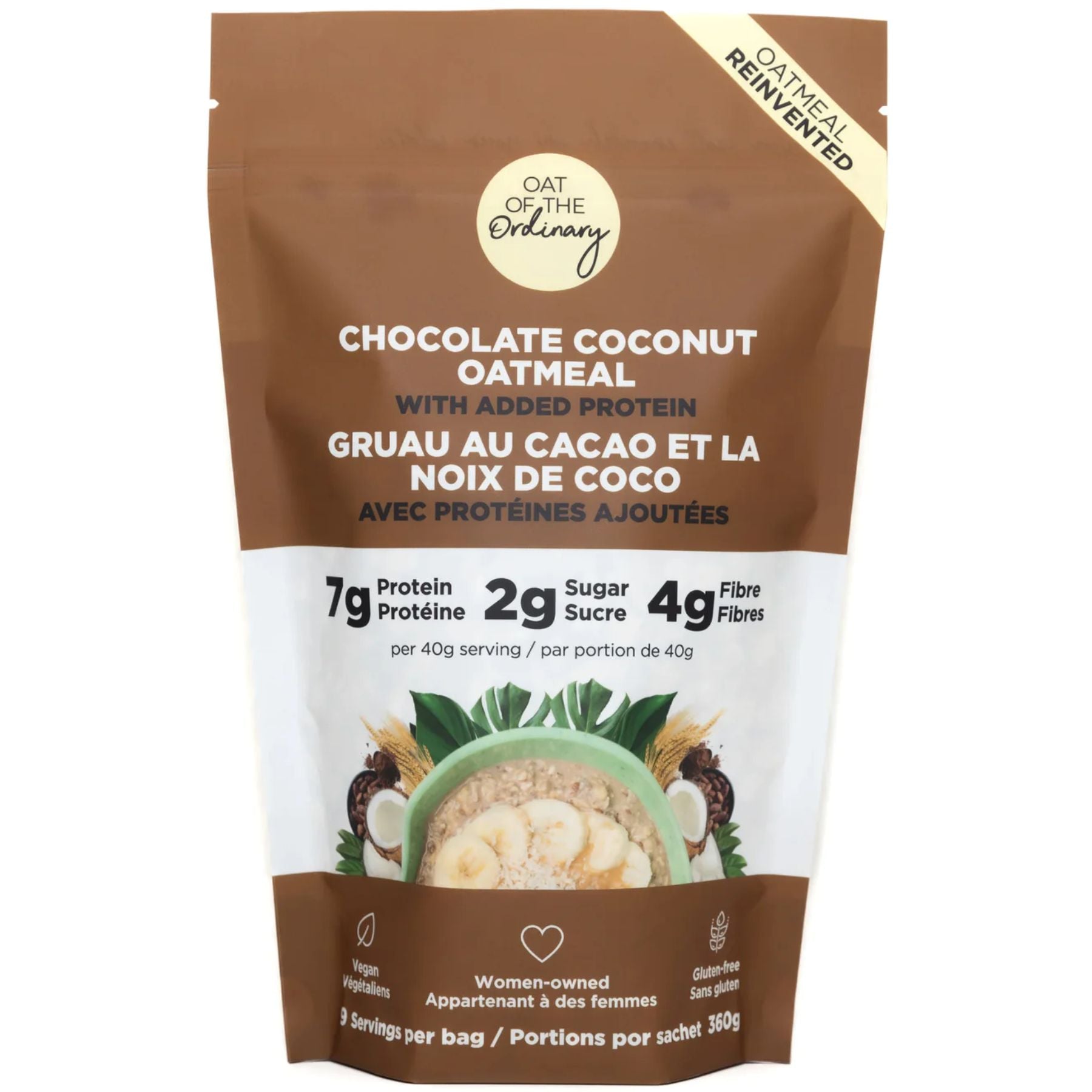 Oat of the Ordinary Chocolate Coconut Protein Oatmeal 360g