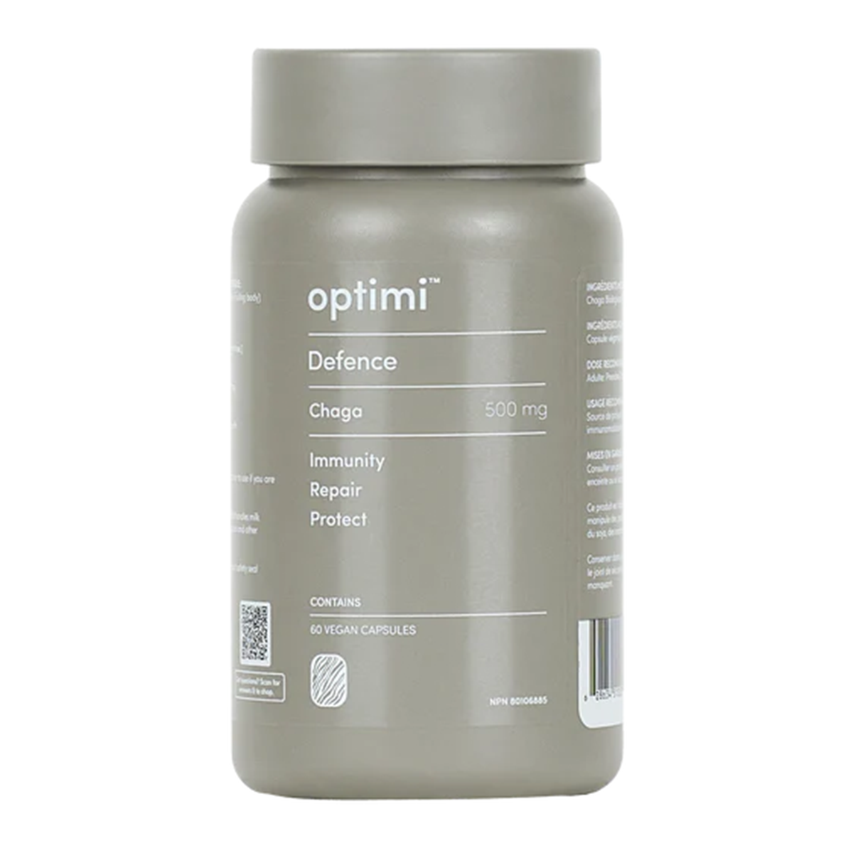 Optimi Defence Chaga Mushroom 60 Vegan Caps