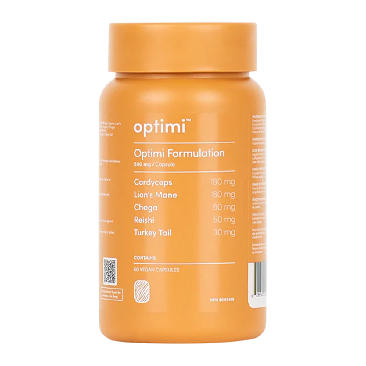 Optimi Formulation 5 Mushroom Blend 60 Vegan Caps