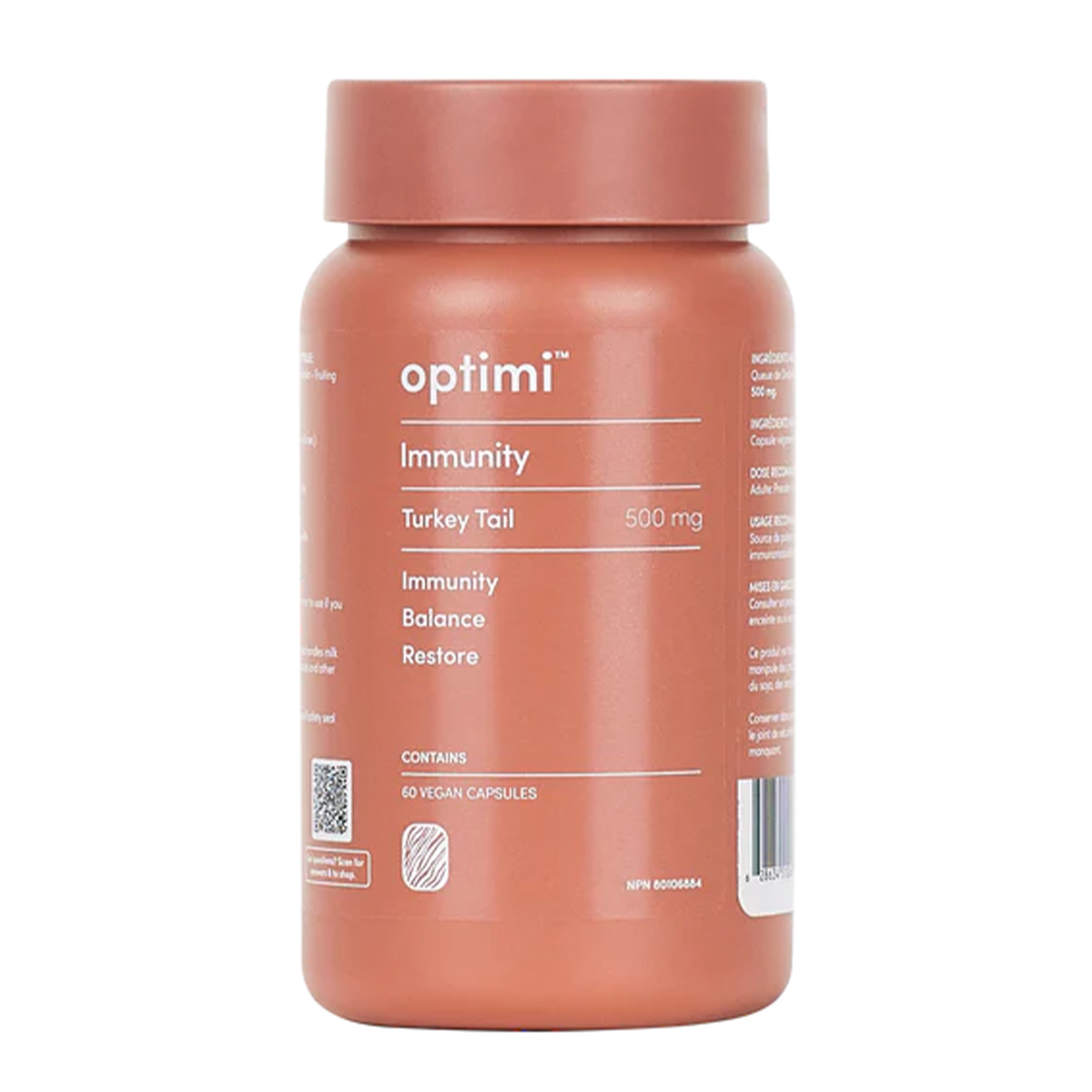 Optimi Immunity Turkey Tail 60 Vegan Caps