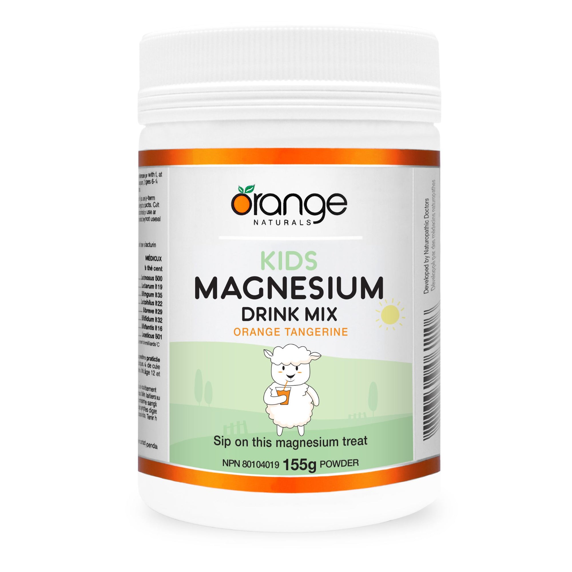 Orange Naturals Kids Magnesium Drink Mix - Orange Tangerine 155g