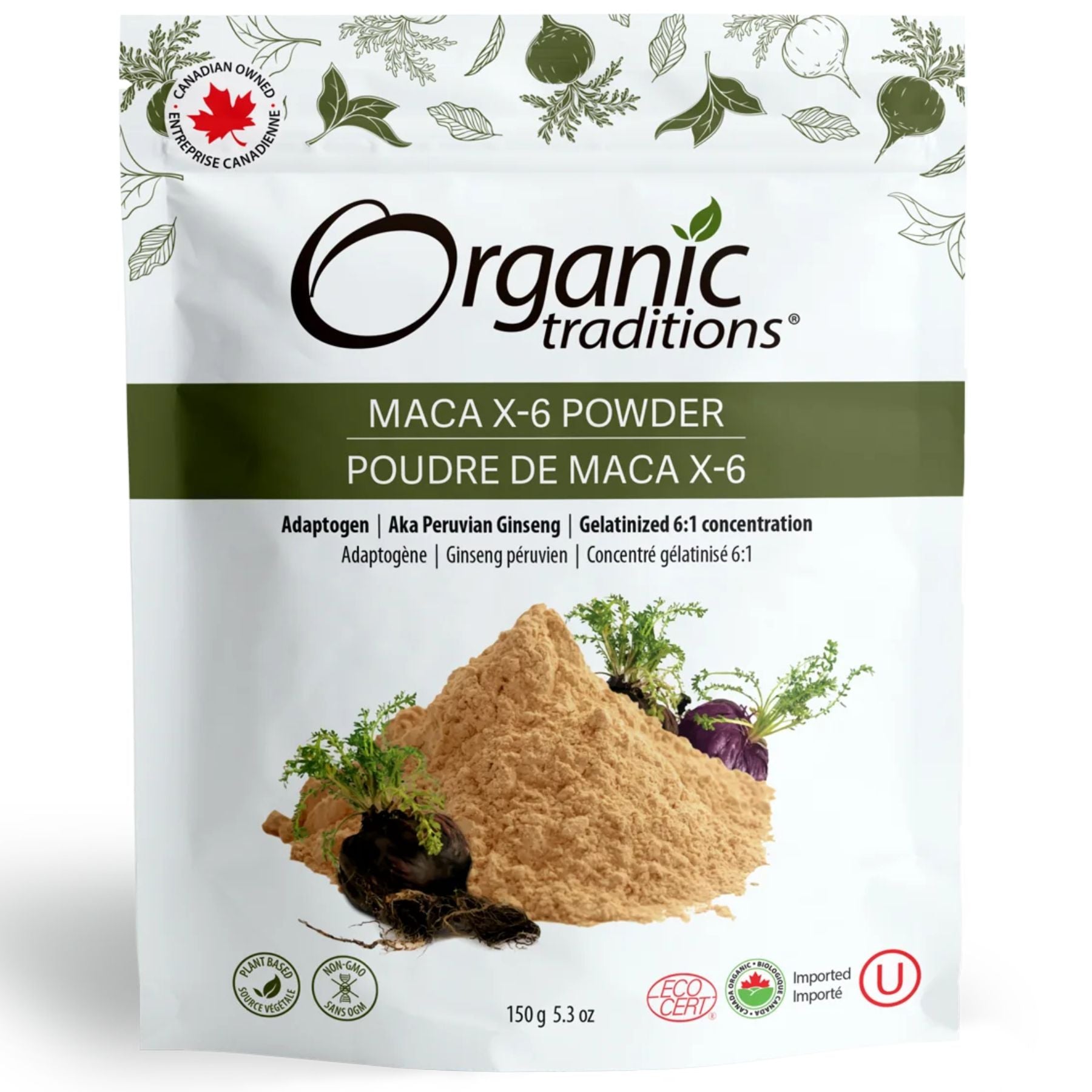 Organic Traditions Organic Maca X-6 Powder 150g