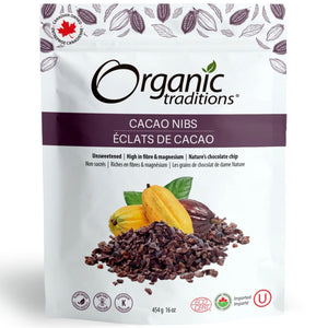 Organic Traditions Organic Cacao Nibs 454g