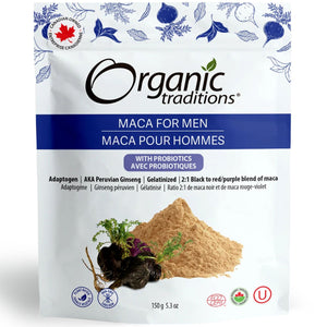 Organic Traditions Maca for Men with Probiotics 150g