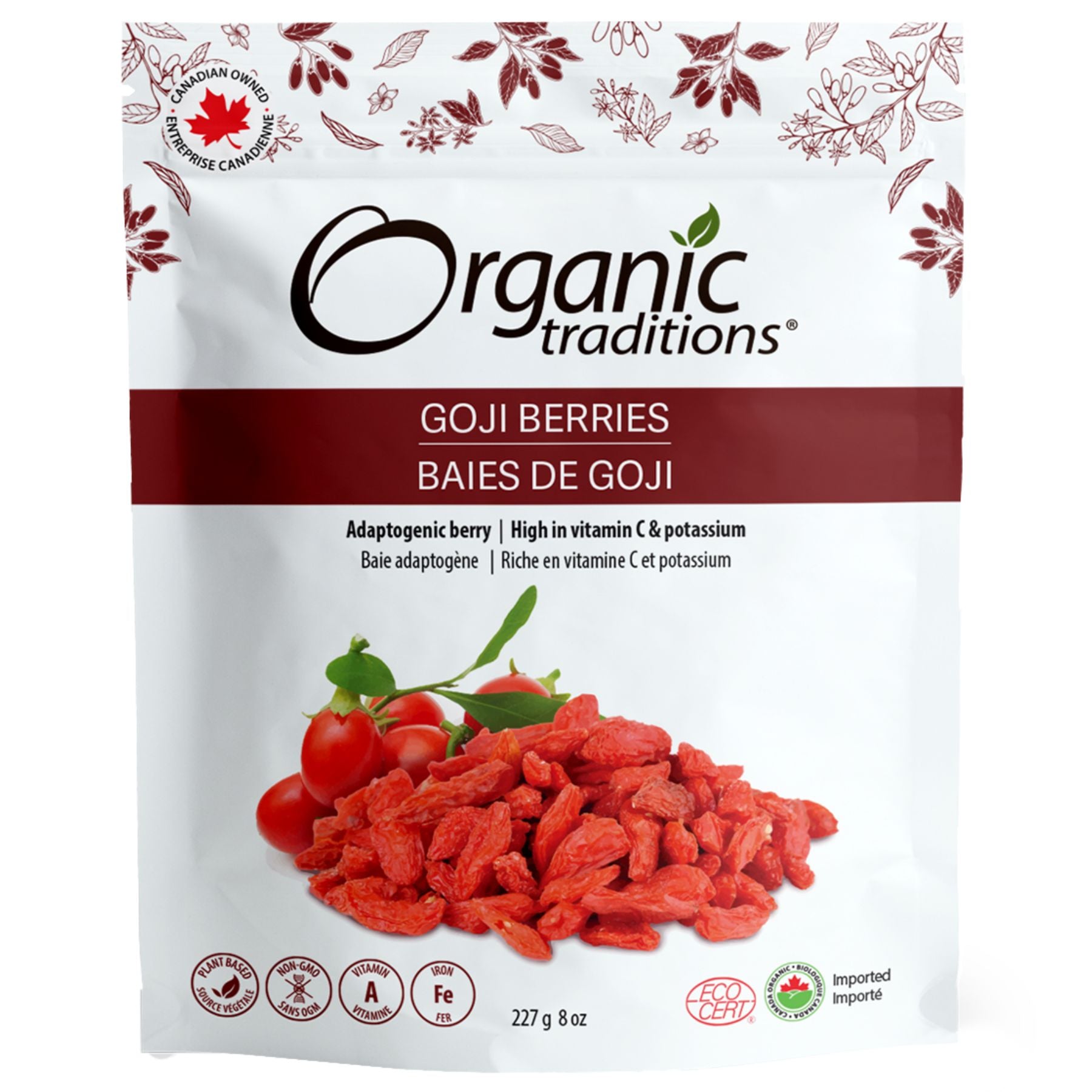 Organic Traditions Organic Goji Berries 227g