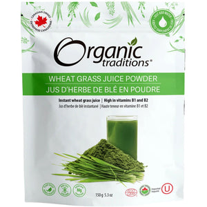 Organic Traditions Organic Wheat Grass Juice Powder 150g