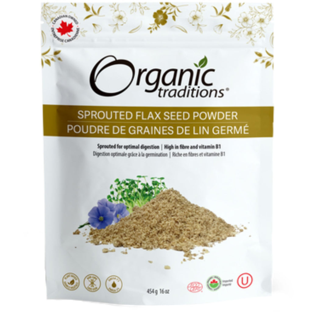 Organic Traditions Organic Sprouted Chia & Flax Powder 454g
