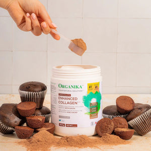 Organika Chocolate Enhanced Collagen Protein 504g