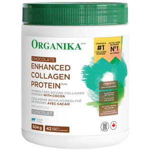 Organika Chocolate Enhanced Collagen Protein 504g