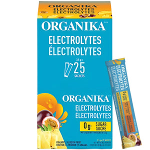 Organika Electrolytes Pineapple Passion On-the-Go Sachets 25x3.5g