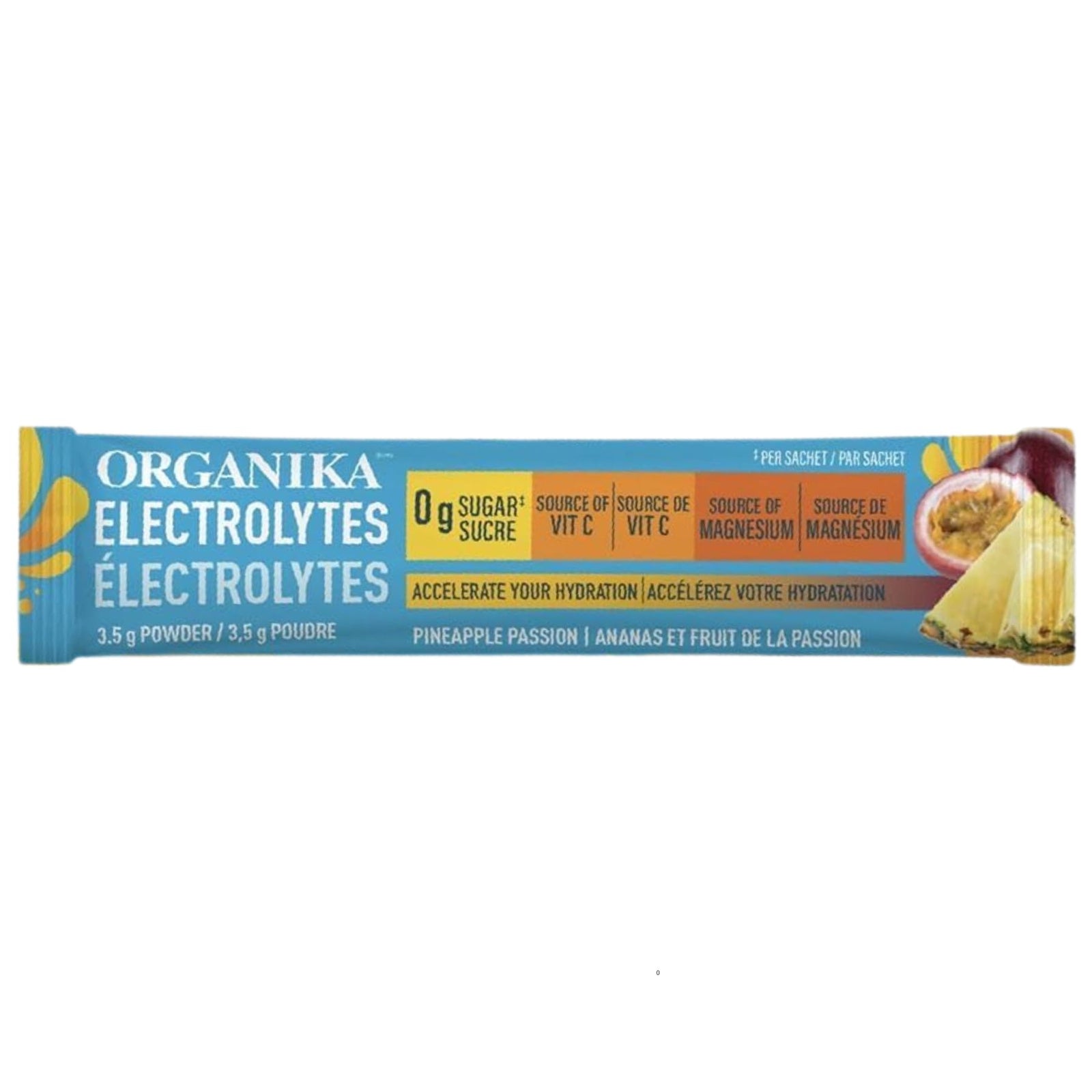 Organika Electrolytes Pineapple Passion On-the-Go Sachet 3.5g (single)