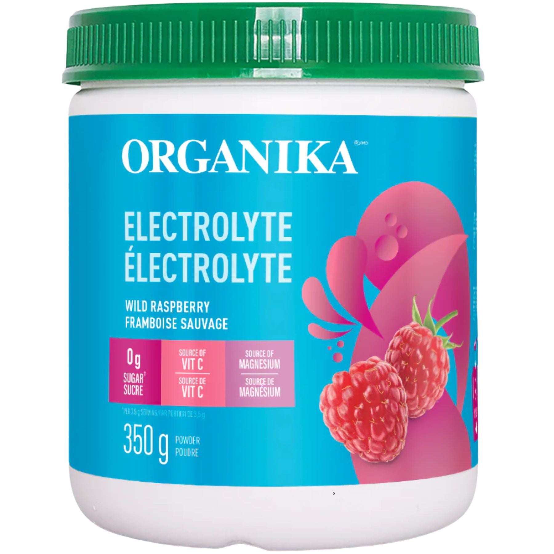 Organika Electrolytes Wild Raspberry 350g