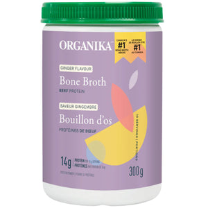 Organika Beef Bone Broth Protein Powder - Ginger 300g